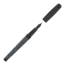 S.T. Dupont Line D Large Carbon Graphite Fountain Pen - Glacial Cave - Pen and Cap Cover Detached | EndlessPens