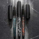 S.T. Dupont Line D Large Carbon Graphite Fountain Pen - Three Pens | EndlessPens