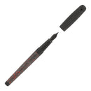 S.T. Dupont Line D Large Carbon Graphite Fountain Pen - Fiery Lava - Pen and Cap Cover | EndlessPens