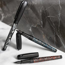 S.T. Dupont Line D Large Carbon Graphite Fountain Pen - Two Pens | EndlessPens