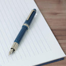 Sailor 1911L Casual Stable Fountain Pen - Muted Green on Top of Paper | EndlessPens