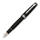 Sailor Pro Gear Slim Mini Fountain Pen - Black Silver | EndlessPens