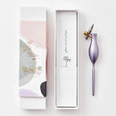 Tom's Studio Carrot Calligraphy Nib Holder in Wisteria With Box | EndlessPens