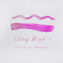 Tom's Studio Shimmer Fountain Pen Ink Bottle (50ml) in No. 71 Cherry Bomb With Sample Shade | EndlessPens
