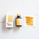 Tom's Studio Shimmer Fountain Pen Ink Bottle (50ml) in No. 73 Gold Lustre | EndlessPens