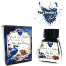 Van Dieman's Birds of a Feather - Blue Jay Wing - Fountain Pen Ink - EndlessPens