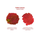 Van Dieman's Ink × @gabbitries Picture of Autumn Inks (30ml) - Fallen Leaves Ink Swatches | EndlessPens