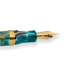 Visconti Homo Sapiens Nebula Eagle Fountain Pen - Pen Nib on White Background | EndlessPens