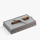 Visconti Homo Sapiens Nebula Orion Fountain Pen - Limited Edition (2026) - Pen on Top of Box | EndlessPens