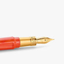 Visconti Mirage Mythos Demeter Fountain Pen - Pen Nib Close Up View On White Background | EndlessPens