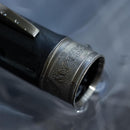 Visconti Mirage Mythos Poseidon Fountain Pen - Pen Cap Close Up | EndlessPens
