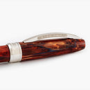 Visconti Van Gogh Red Vineyard Fountain Pen - Cap Cover on White Background | Endlesspens
