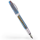 Visconti Van Gogh Self Portrait in Blue Fountain Pen - Pen with Nib Exposed | EndlessPens