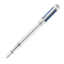 Waldmann Commander 23 Fountain Pen (Stainless Steel) - Nib Exposed