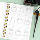 Wearingeul Ink Color Swatch Book (A5) - Open