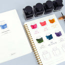 Wearingeul Ink Color Swatch Book (A5) - Folded