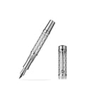 Laban Flora Fountain Pen - Silver (Cap and Nib)